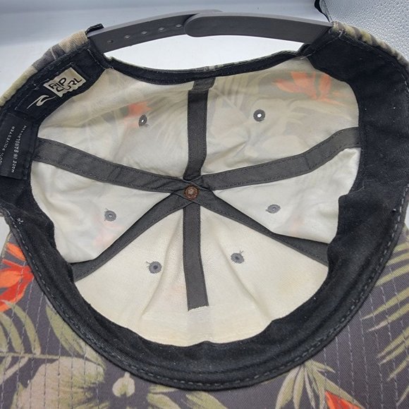 Rip Curl Live The Search Adults Floral Tropical Hat Adjustable Comfort Casual - Picture 7 of 10